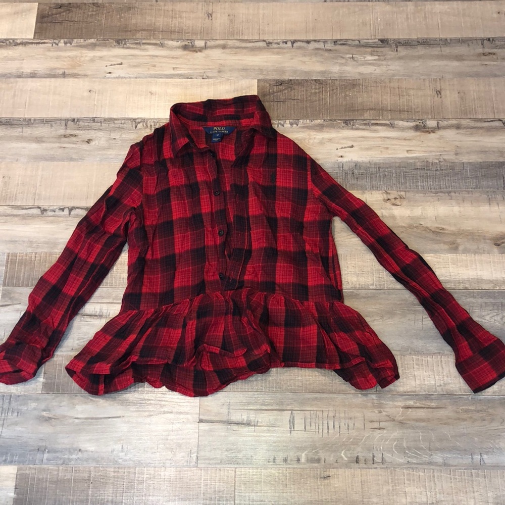 A bouton down flannel